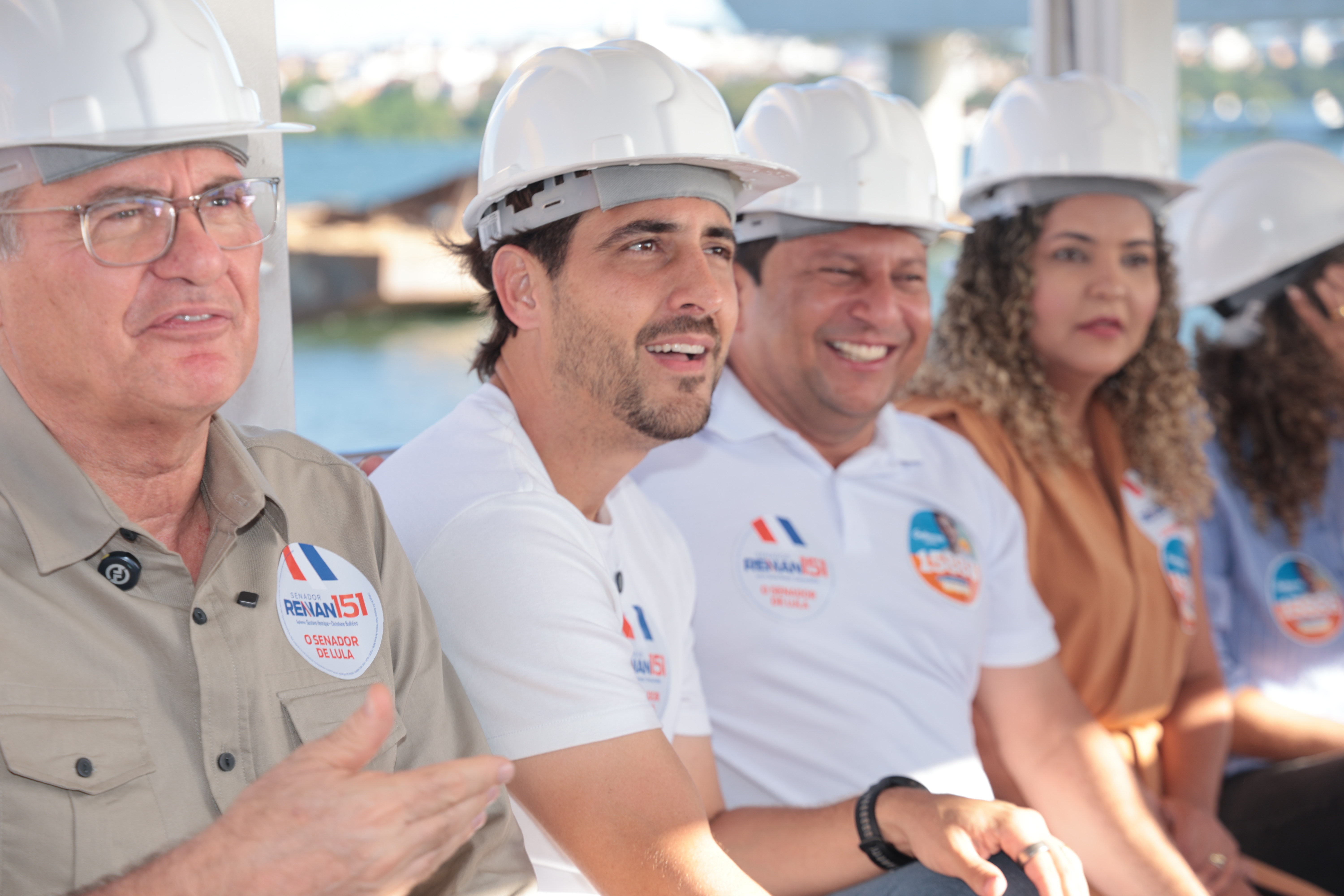 Visita do senador Renan Calheiros a ponte Hélio Lopes - foto 10